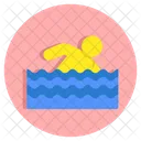 Schwimmen Schwimmer Schwimmbad Icon