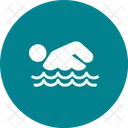 Schwimmen Person Mann Symbol