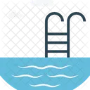 Schwimmen Pool Treppe Symbol