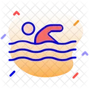 Schwimmen Schwimmen Meer Symbol