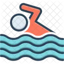 Schwimmen Natation Schwimmen Symbol