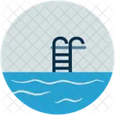 Schwimmen Pool Grundstuck Symbol