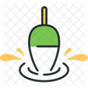 Schwimmer Angeln Fische Fangen Symbol