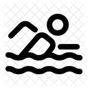 Schwimmer Schwimmen Schwimmbad Symbol