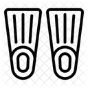 Schwimmflosse  Symbol