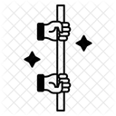 Staffelstab Schwimmen Symbol
