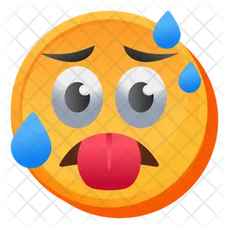 Schwitzendes Emoji Emoji Symbol