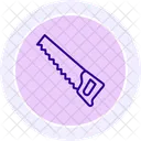 Icone De Ligne De Scie A Main Icon