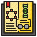 Science Book Research Book Dna Research Icon