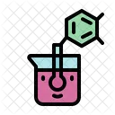 Chemical Flasks Science Icon