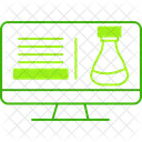 理科の授業、生涯学習アイコン、実験室 アイコン