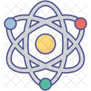 Science Atomique Systeme Atomique Logo Scientifique Icône