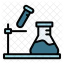 Science Experiment Laboratory Equipment Conical Flask Icon