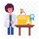 Science Fair Chemical Reaction Chemical Engineer Icon