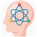 Science Head Brain Thinking Icon