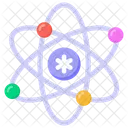 Atom Science Physics Icon
