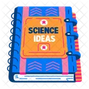 Science Ideas Notebook Diary Icon