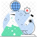 Science Research Experiment Research Icon
