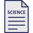 Science sheet  Icon