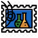 Science Stamp Rectangle Icon