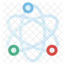 Orbit Science Symbol Atomic Model Icon