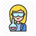 Science Woman  Icon