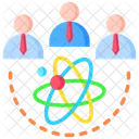 Scientific Community Science Atom Icon