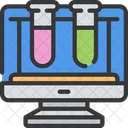 Scientific Computer Test Online Test Online Experiment Icon