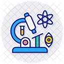 과학연구 생화학 화학 아이콘