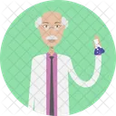 Scientist Character Profession Icon