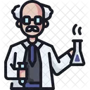 Scientist Teacher Physician Icon