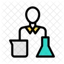 Scientist Beaker Lab Icon