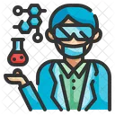 Scientist Laboratory Chemical Icon