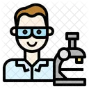 Scientist Laboratory Experiment Icon