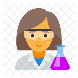 Scientist female  Icon
