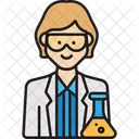 Scientist Female  Icon
