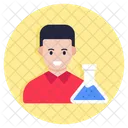 Scientist Researcher Professional Person Icon