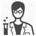 Scientist Researcher Chemistry Icon