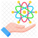 Scienza Atomo Nucleare Icon