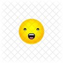 Faccia Con La Bocca Aperta E La Lingua Fuori Smiley Smiley Emoji Icon