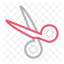 Scissor Cut Designing Icon