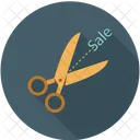 Scissor Sale Cut Icon