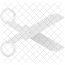 Scissor Cut Scissors Icon