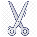 Scissor Cut Hair Salon Icon