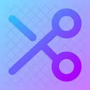 Scissor Cut Cutting Icon