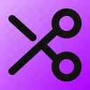 Scissor Cut Cutting Icon