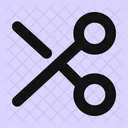 Scissor Cut Cutting Icon