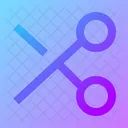 Scissor Cut Cutting Icon