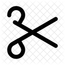 Scissor Cut Cutting Icon