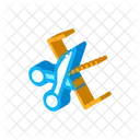 Cut Tool Silhouette Icon